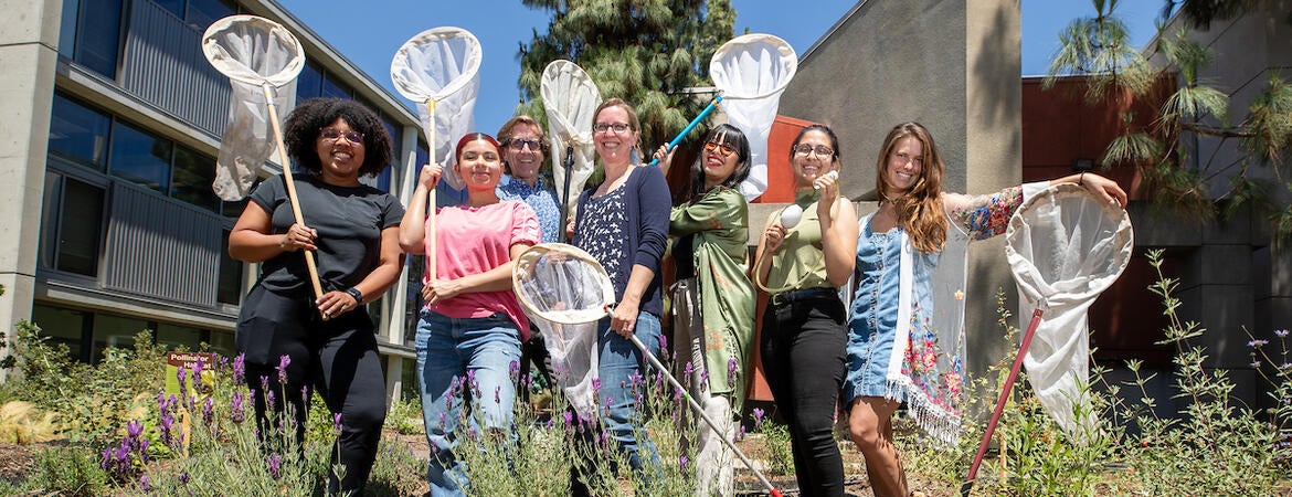 Entomology Teaching Garden researchers